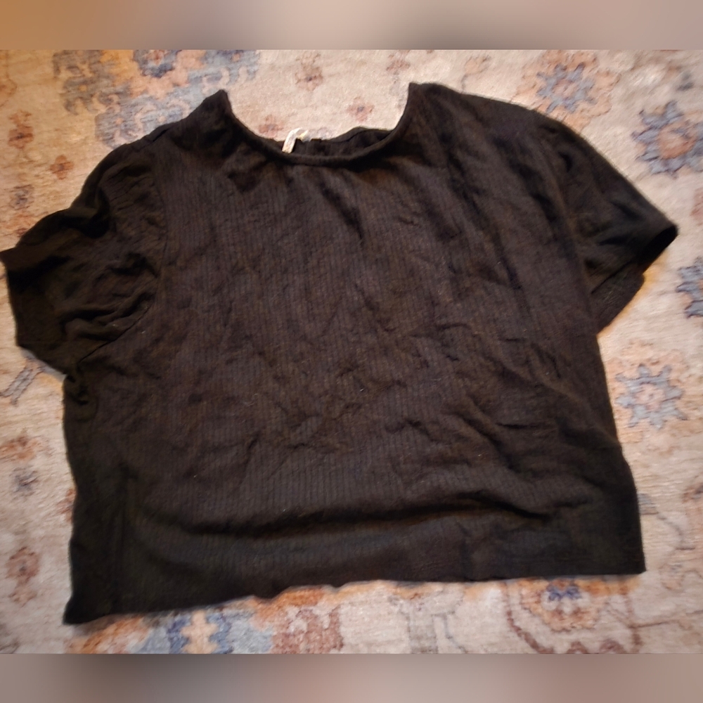 Black Women's Crop Top